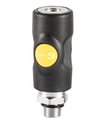 Sicherheits-Schnellkupplung ARO 210, 6 mm, G 1/4 BSP male, ASI 061151CP 
