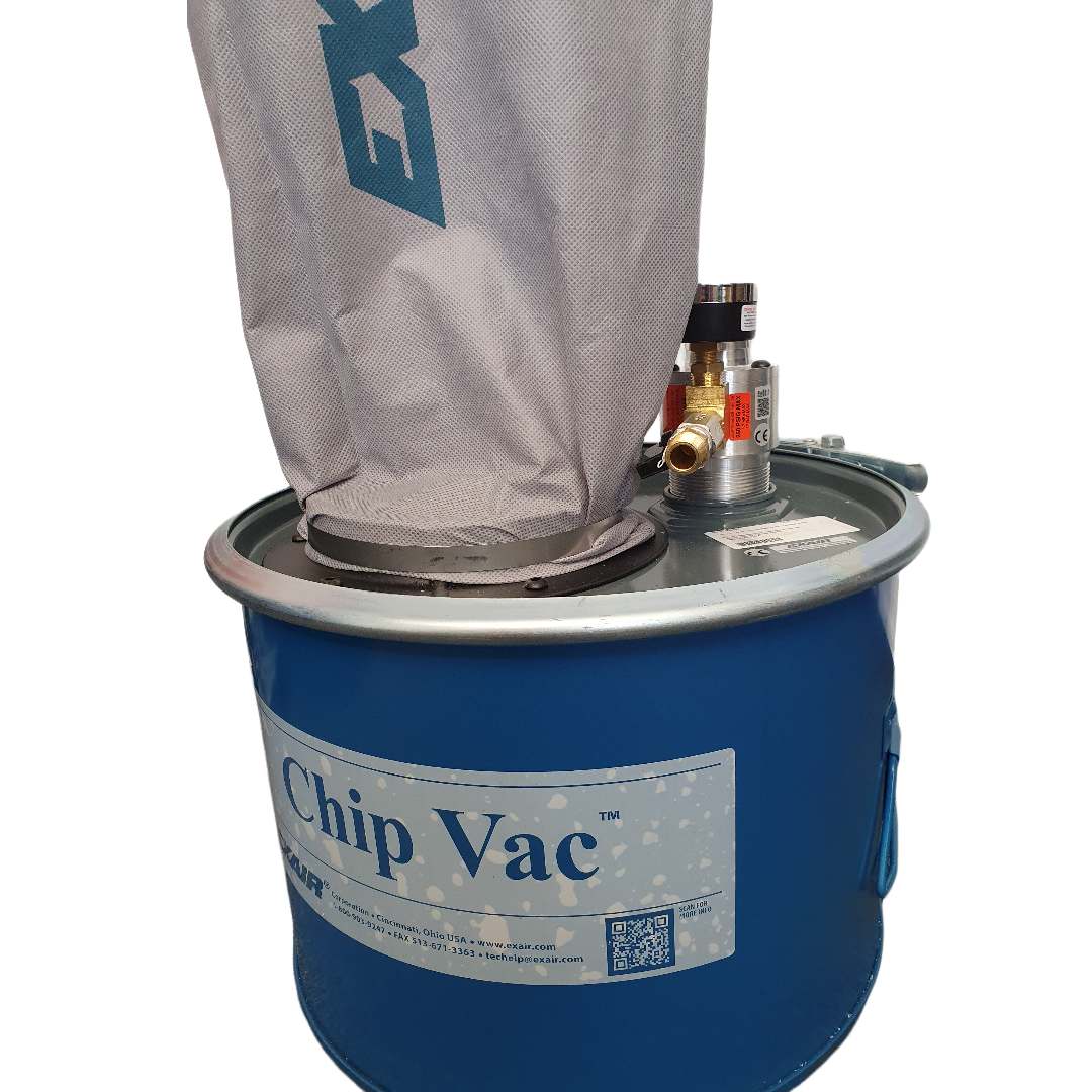 Chip Vac Spänesauger Fasssauger für Fässer von 18 - 410 Liter